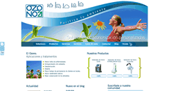Desktop Screenshot of ozono21.com