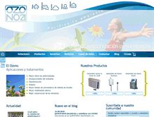 Tablet Screenshot of ozono21.com